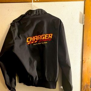 Vintage West Ark Charger Bass Boats Embroidered‎ Jacket Black Medium